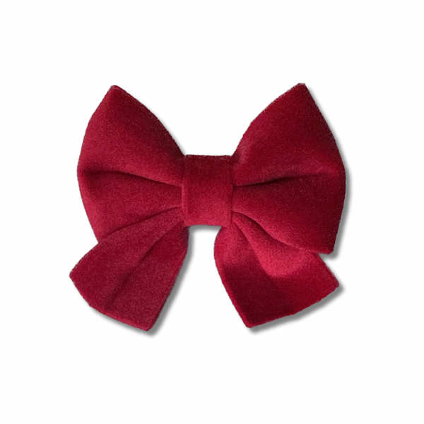 Velvet Bow - Red  Duchess & Butler